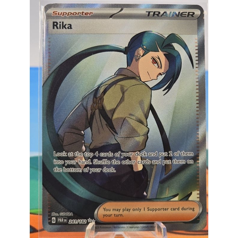 Pokemon Card "Rika Trainer 241/182" ENG Paradox Rift