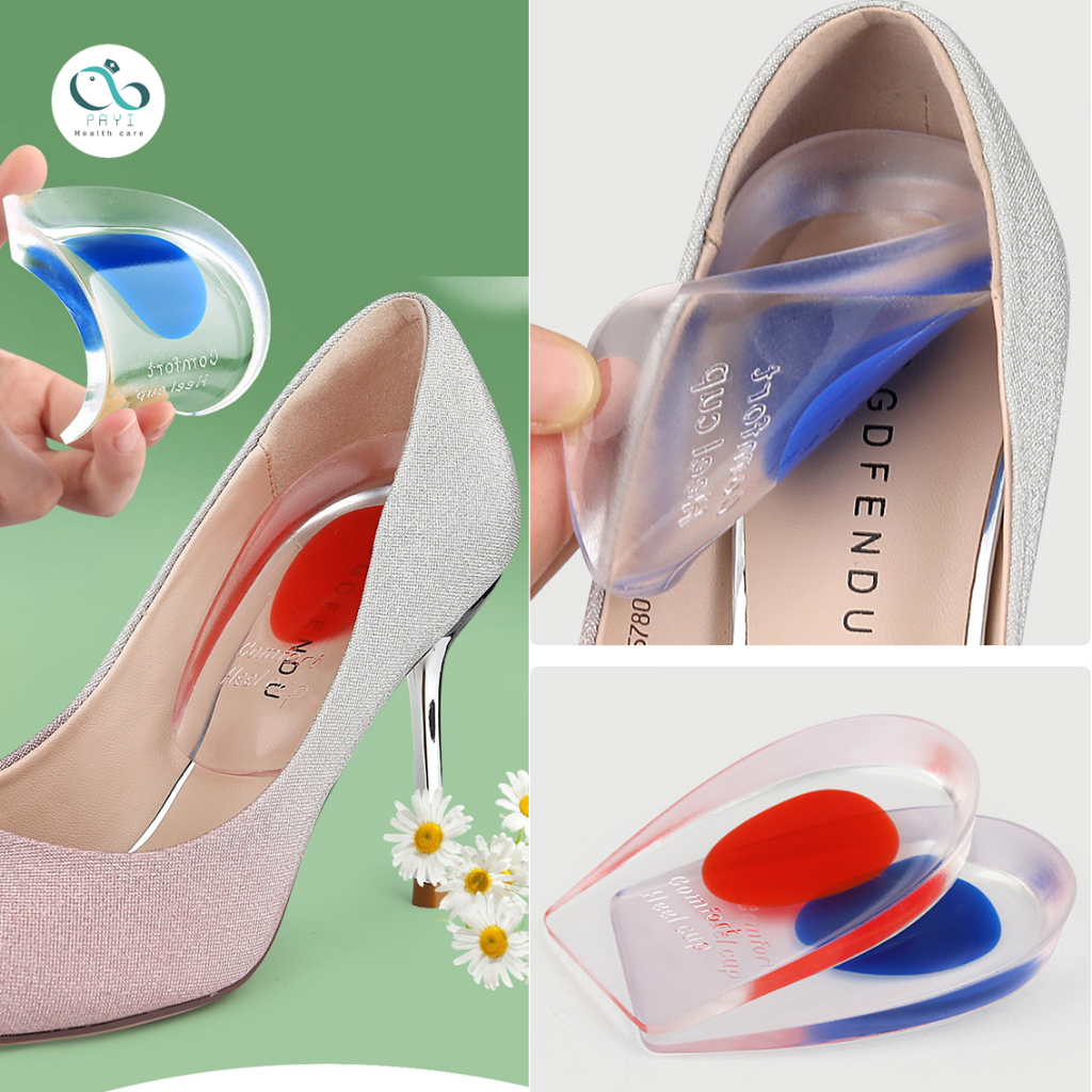 PAYI HEALTH CARE แท้ 100% ลดอาการปวดส้นเท้า ปวดเมื่อยเท้า ด้วย แผ่นเจลรองส้นเท้า - 5