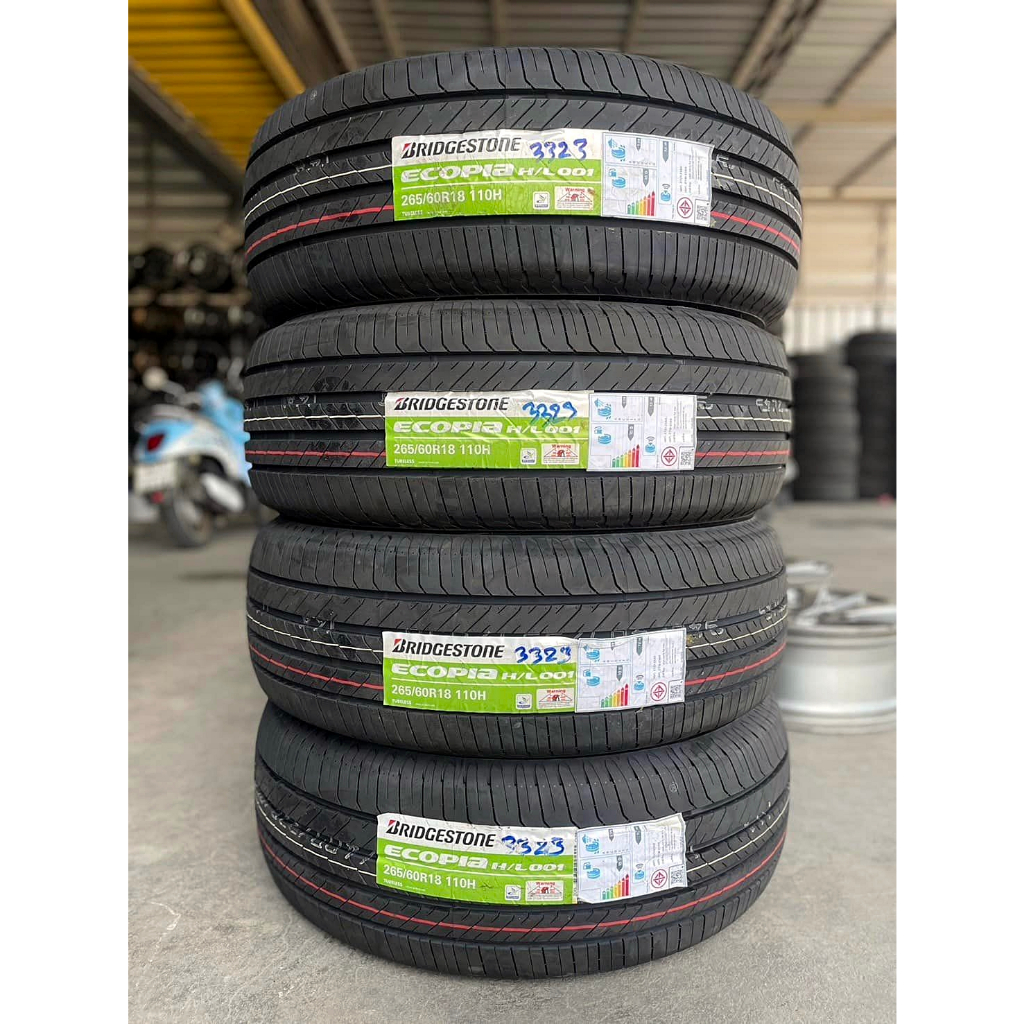 🔴 ยาง "#บริดจสโตน"  Bridgestone Ecopia H/L 001 ผลิตไทย  🇹🇭🇹🇭 265/60R18 ปลายปี 23