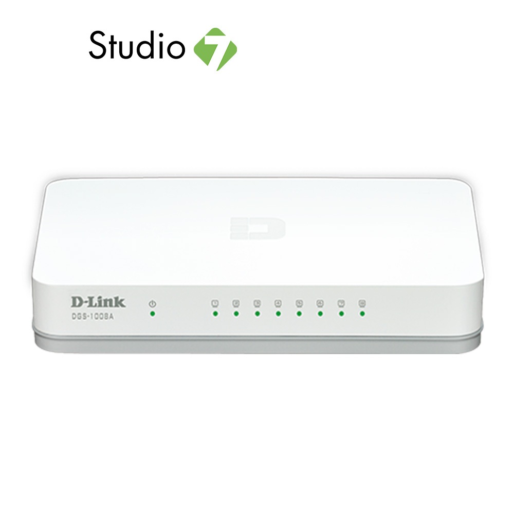 สวิตซ์ฮับ D-Link Network DGS-1008A Gigabit Switch 8 Port by Studio7