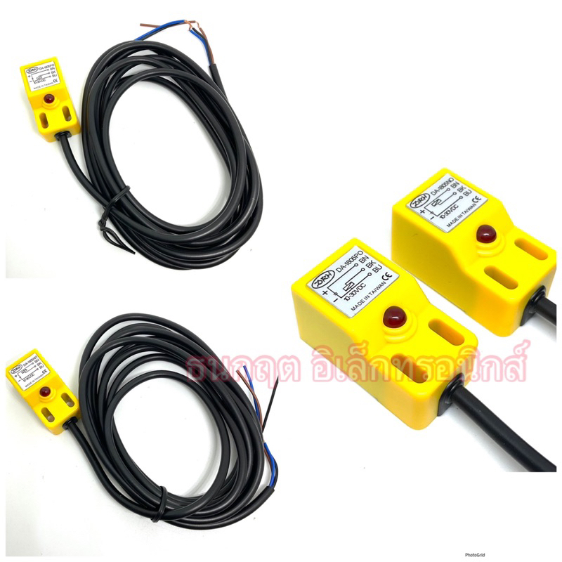 DRH DA-1805PO/ DA-1805NO เซ็นเซอร์ Proximity Switch DA1805PO 10-30VDC (PNP-NO)/ (NPN-NO) จับโลหะ งานTAIWAN แท้