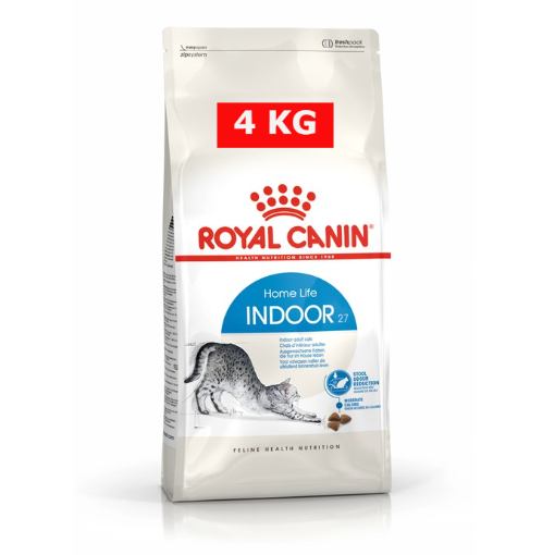 Royal Canin โรยัล คานิน 4KG อาหารเม็ด สำหรับแมวโตเลี้ยงในบ้านทุกสายพันธุ์