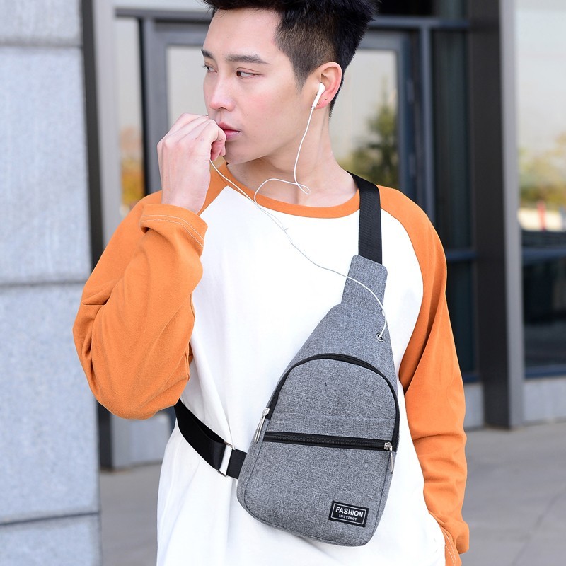 GUCSELECTED(B1213) -k2กระเป๋าคาดอกผู้ชายแฟชั่นสุดเท่มี3สีให้เลือก