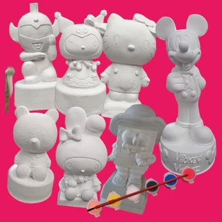 กระปุกออมสิน 10-12 นิ้ว (ออมสิน 1 ชิ้น +สี +พู่กัน 1 ชุด)สินค้าเสียหายแจ้งทางแชทค่ะ