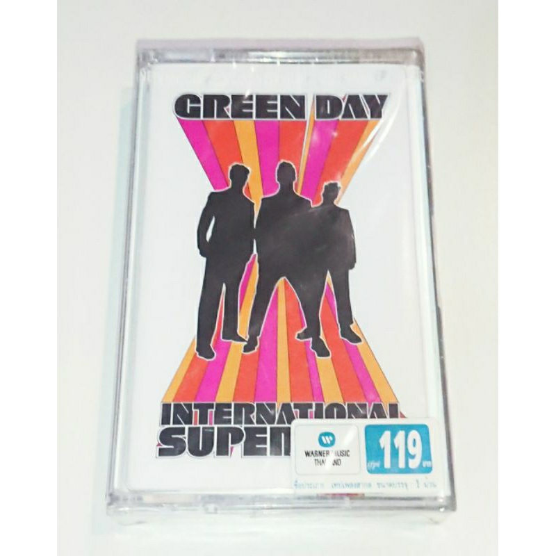 เทป​เพลง​ Cassette​ Tape​ เทป​คา​สเซ็ท​ Green Day ​: International Superhits! ซีล (2001)