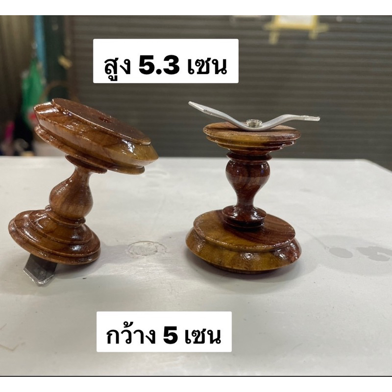 ขาตั้งถ้วย งานไม้ประดู่ สำหรับกรงนกหัวจุกและกรงนกเขาชวาและกรงนกขนาดใกล้เคียงทุกชนิด