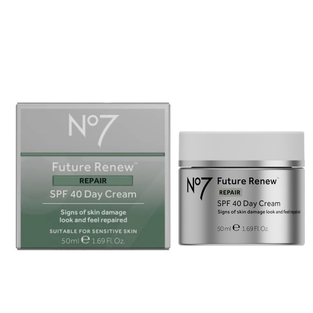 No7 Future Renew Repair Day Cream SPF40 50ml. นัมเบอร์เซเว่น ฟิวเจอร์ รีนิว รีแพร์ เดย์ ครีม เอสพีเอ