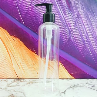 ขวดปั๊ม 250 ml ทรงก้านยาวไหล่มน พร้อมฝาหัวปั๊ม สีขาว,ขาวคาดทอง,ดำ คอ24 บรรจุภัณฑ์เกรดA สำหรับบรรจุของเหลวทุกชนิด