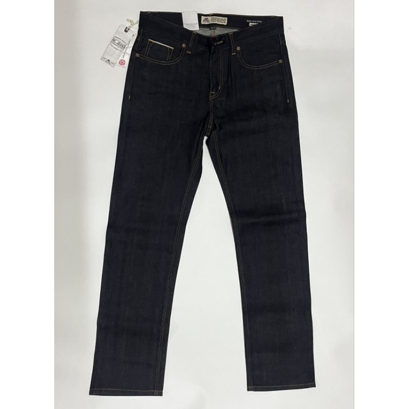 Mc Jeans แท้ 100% กางเกงยีนส์ชาย กางเกงขายาว ทรงขาตรง สียีนส์เข้ม ทรงสวย คลาสสิค MAI6209 สภาพใหม่มาก