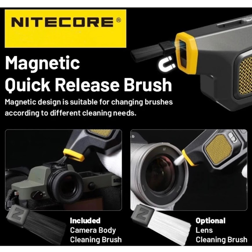 NITECORE เครื่องเป่าลมอิเล็กทรอนิกส์ BB21อเนกประสงค์ เครื่องเป่าลมสำหรับเลนส์กล้องถ่ายรูป