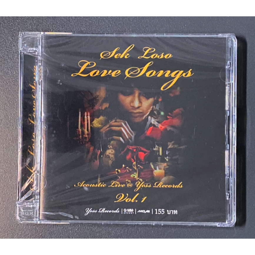 CD เสก โลโซ Loso อัลบั้ม Love Songs Acoustic Live @ Yess Records  แผ่นใหม่ซีล