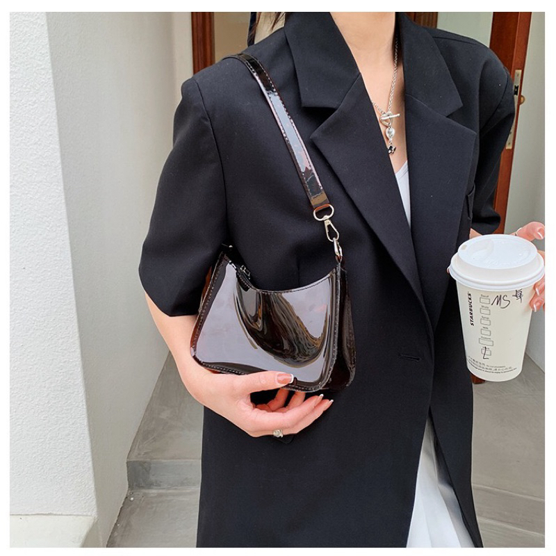 (สินค้าพร้อมส่งจากไทย) กระเป๋าสะพายไหล่แบบใสกันน้ำ สไตล์เกาหลี (G0144)