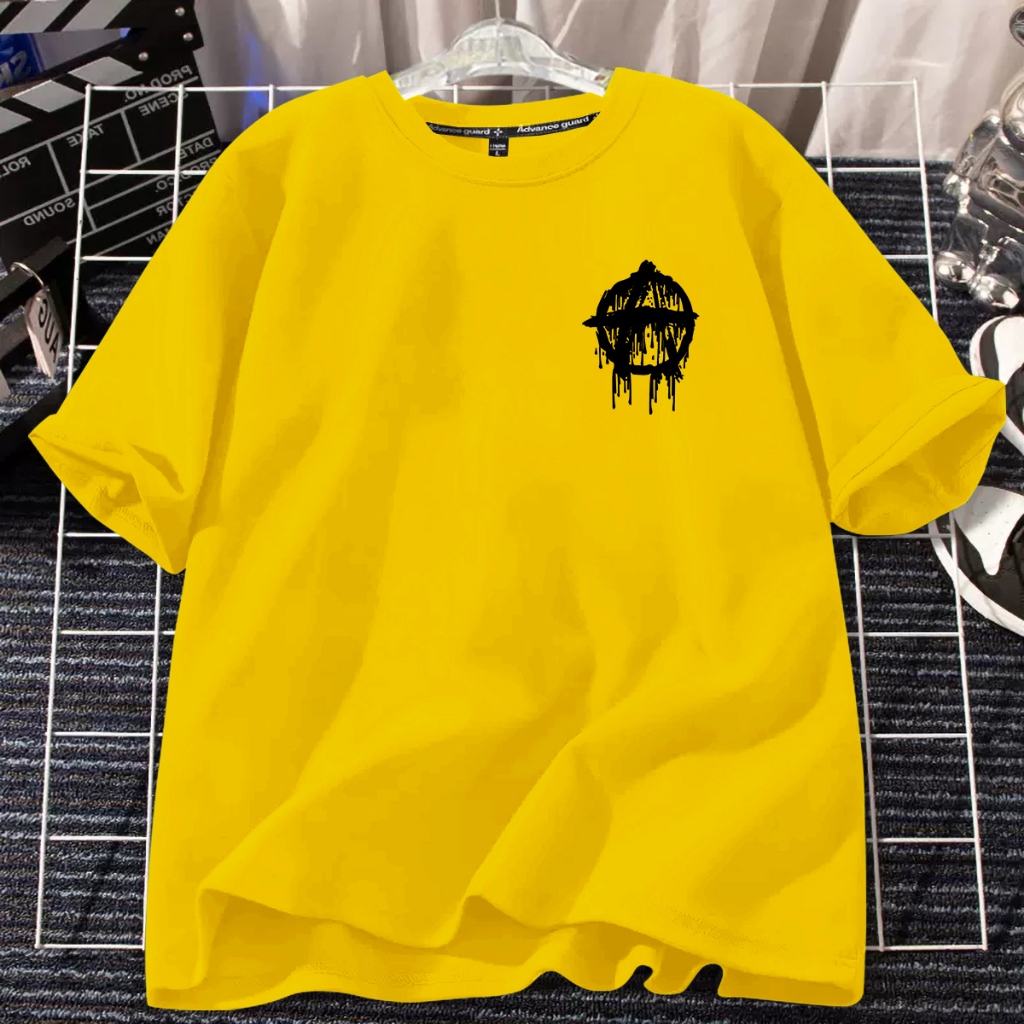 D527B（พร้อมส่งจากไทย）เสื้อยืดแขนสั้ง ผ้านุ่มใส่สบายฯ มี7สีหลายสีเลือกได้ S-3XL