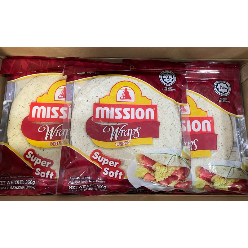 mission wrapแผ่นตอติญ่าpotato