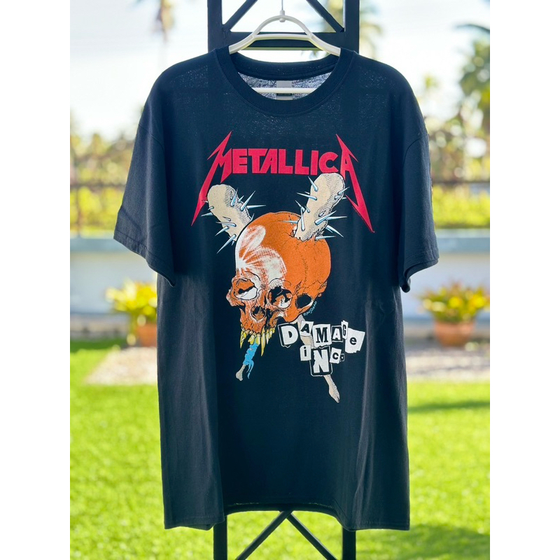 Metallicaป้ายGildan 🔖 เสื้อวง เสื้อวินเทจ ไซส์L