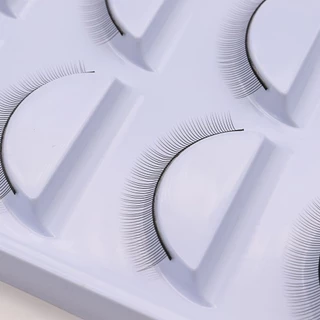 ขนตาสำหรับฝึกต่อขนตา ขนตาปลอมไฟเบอร์ 5 คู่ 6mm/8mm ขนตาปลอม อุปกรณ์ต่อขนตา