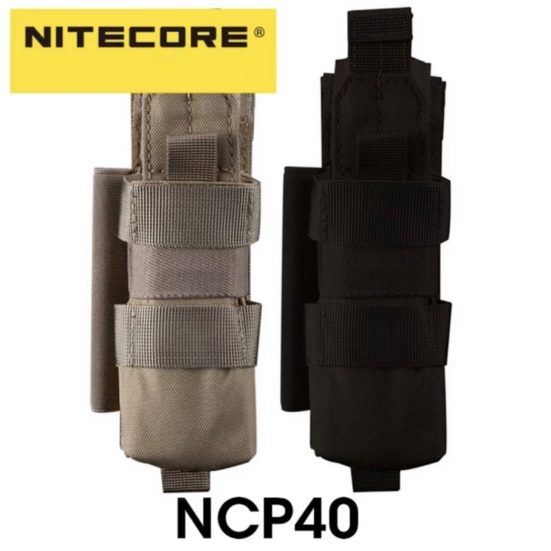 พร้อมส่งจากไทย Nitecore NCP30 NCP40 ยุทธวิธีไฟฉายผู้ถือกระเป๋า1000D ไนลอนกลางแจ้งการล่าสัตว์