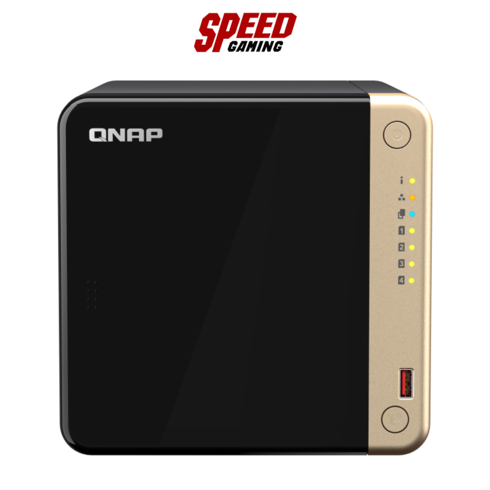 QNAP TS-464-8G (4 BAY - INTEL CELERON N5095 - 8 GB ON BOARD) NAS (อุปกรณ์จัดเก็บข้อมูลบนเครือข่าย) |