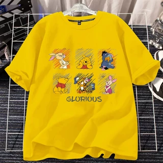 D575 จัดส่งด่วนเสื้อยืดคอกลมแขนสั้นลายสวยผ้าดีใส่ได้ทั้งชายและหญิง