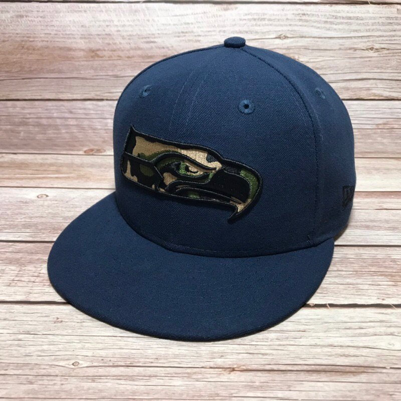 หมวก New Era Seattle Seahawks Camo Logo 59Fifty Fitted Hat