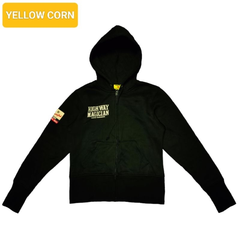 เสื้อแจ็กเก็ต  Yellow Corn Hoodie Jacket Zip  (S)