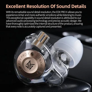 [ประกันศูนย์ไทย 6 เดือน] หูฟัง KZ EDX PRO X 3.5 มม / TYPE C มาพร้อมลวดทองแดงคุณภาพดีเยี่ยม headphone หูฟังเบสหนัก มีไมค์