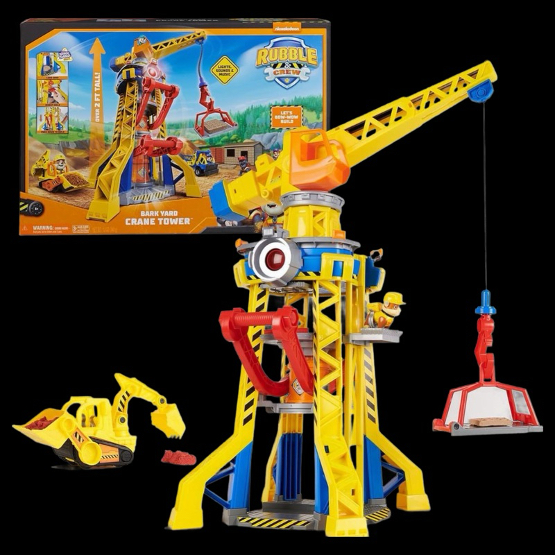 Rubble & Crew, Bark Yard Crane Tower Playset