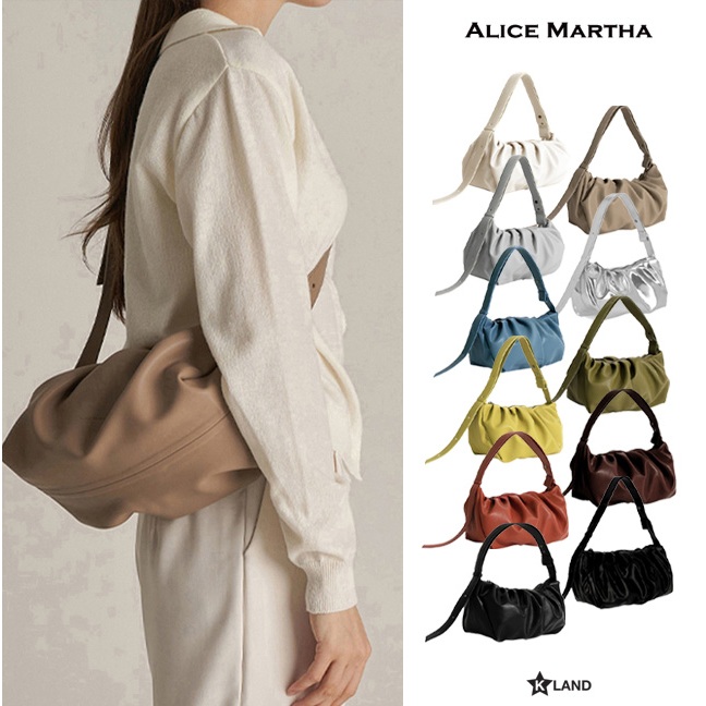 ALICE MARTHA BAG ERIN อลิซ มาร์ธา กระเป๋าถือ  กระเป๋าสะพายข้าง กระเป๋าเกาหลี แบรนด์เกาหลี (AMT23BG0001U)
