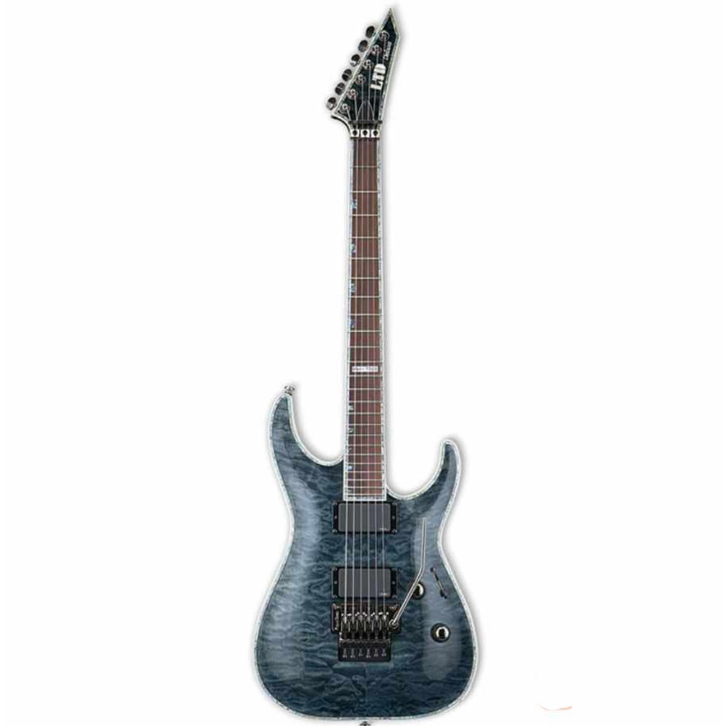 LTD DELUXE MH1000FR guitar by LTD Transpârent black