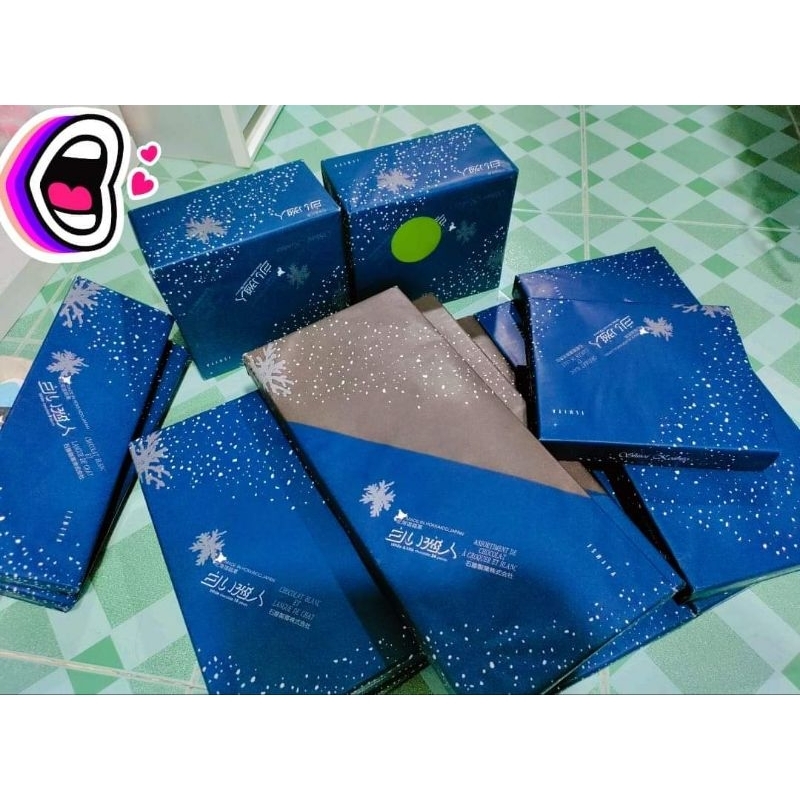 🥮shiroi koibito ขนมคุกกี้สอดไส้ช็อกโกแลต🍪