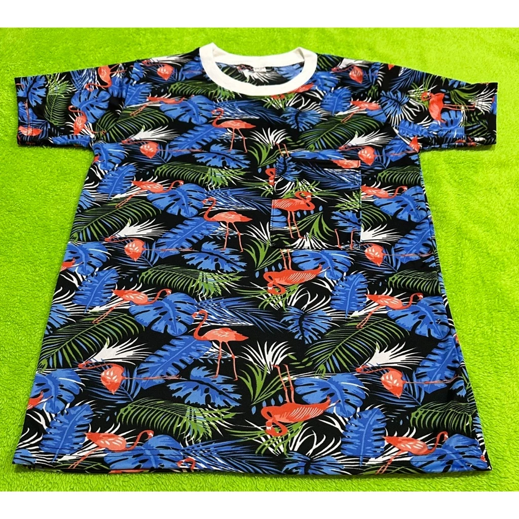 เสื้อยืดคอกลมแขนสั้นลายดอก Oversize ผ้าไมโครโพลีเอสเตอร์ thumbnail 9
