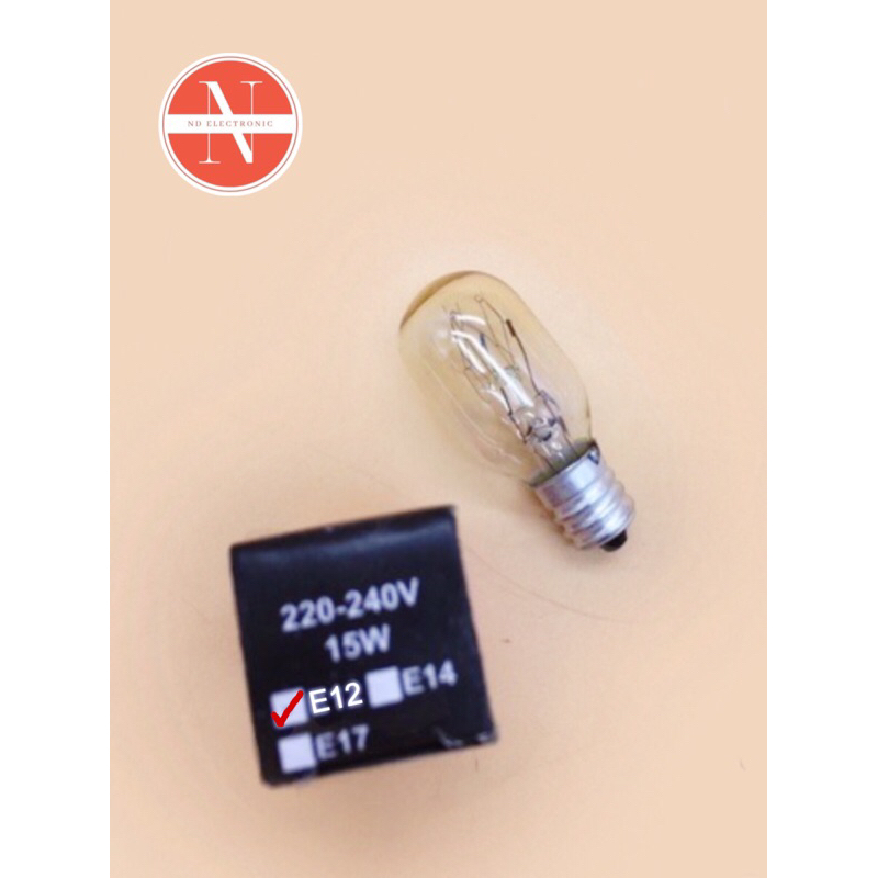 หลอดไฟ E12 E14 E17 ทนความร้อน