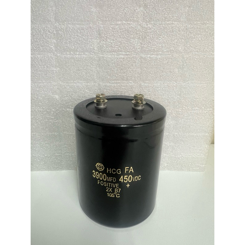 คาปาซิเตอร์ Hitacchi CAPACITOR  3900uF 400vdc พร้อมส่ง 3900UF 450Vdc ขนาด 10x7.5cm.