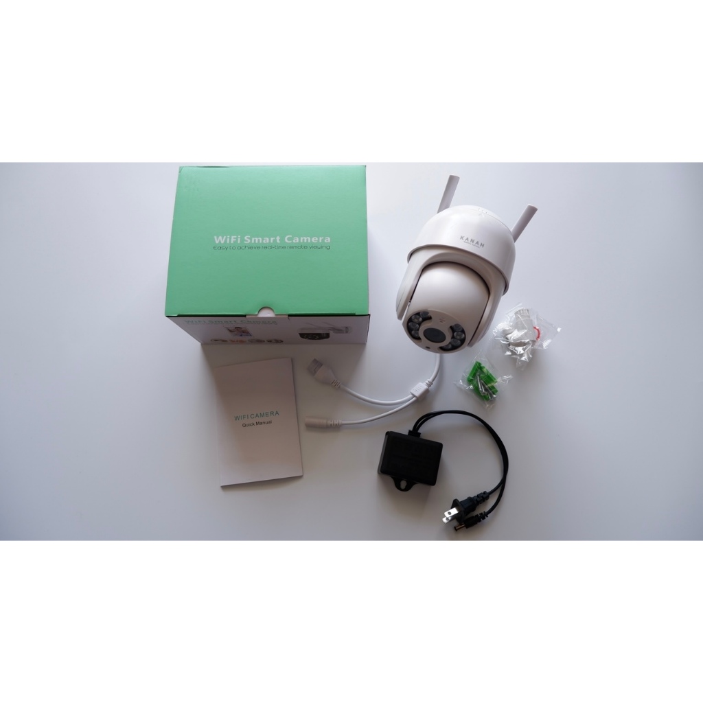 🔥โปรฮอต🔥✳️กล้องวงจรปิดไวไฟภาพชัดเเจ๋ว KANAH Wifi Smart Camera✳️ กันน้ำ✅ส่งฟรี