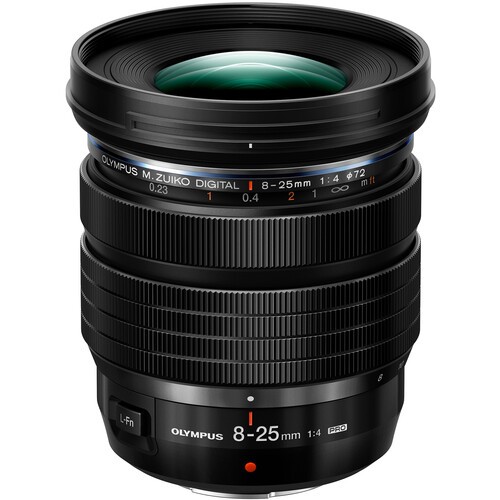 Olympus OM System M.Zuiko Digital ED 8-25mm f/4 PRO Lens