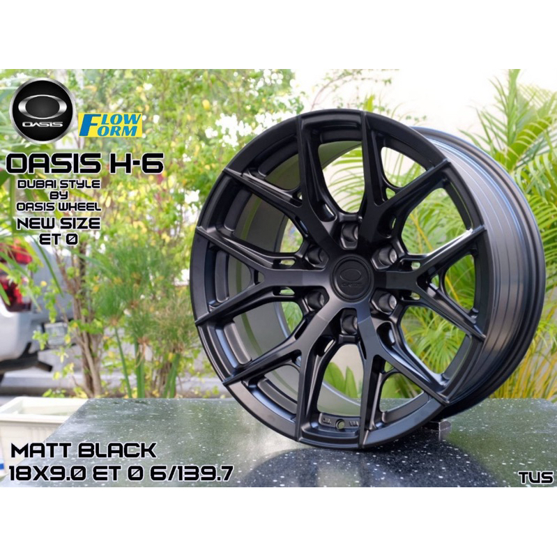 ล้อแม็กซ์ oasis เขากวาง ขอบ 18 กว้าง 9 ออฟ 0 สีเทากัน/ดำ สวย สปอร์ต อย่างมี สไตล์ ราคาต่อสี่วงลดอีก 
