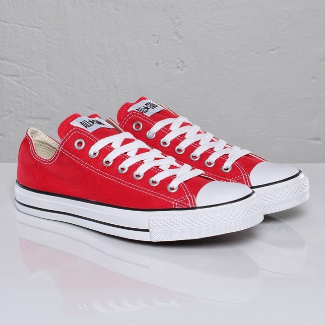 รองเท้าConverse รองเท้าผ้าใบ รุ่น ALL STAR OX RED ไซต์ 36.5