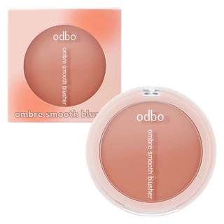 (OD1307) odbo บลัชออนสองเฉดสี โอดีบีโอ ออมเบรย์ สมูธ บลัชเชอร์ ปัดแยกสี หรือปัดรวมกันได้ Ombre Smooth Blusher