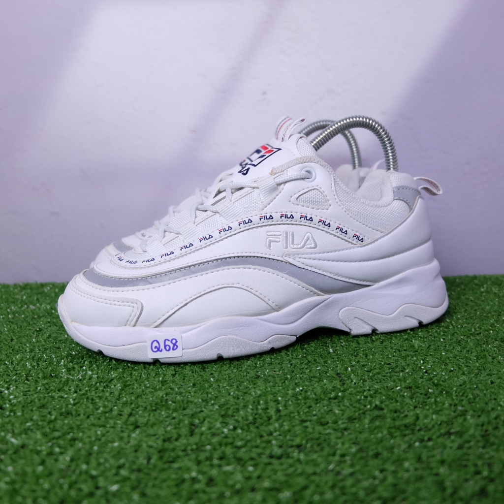 (38/24 cm) Fila Ray Disruptor Unisex Sneakers ฟีล่า มือ2ของแท้💯 รองเท้าผ้าใบเกาหลีผู้หญิง