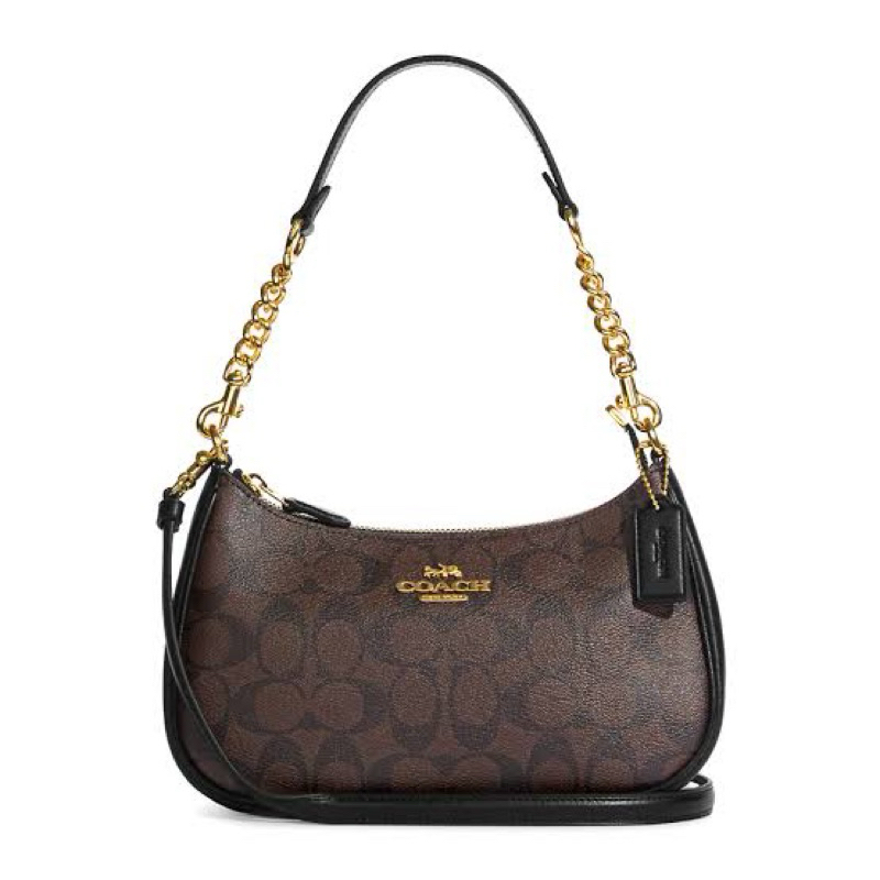 Coach Teri Shoulder Bag In Signature Canvas CA548สะพายไหล่ หรือสะพายข้างก็ได้ค่ะ ขนาด 9 1/2"(L) x 6"