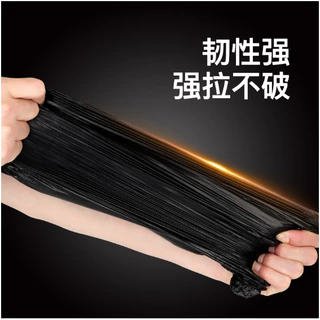 ถุงพลาสติกดำ ถุงหูหิ้วดำ ชนิดหนา 32*52 ซม. พร้อมส่ง