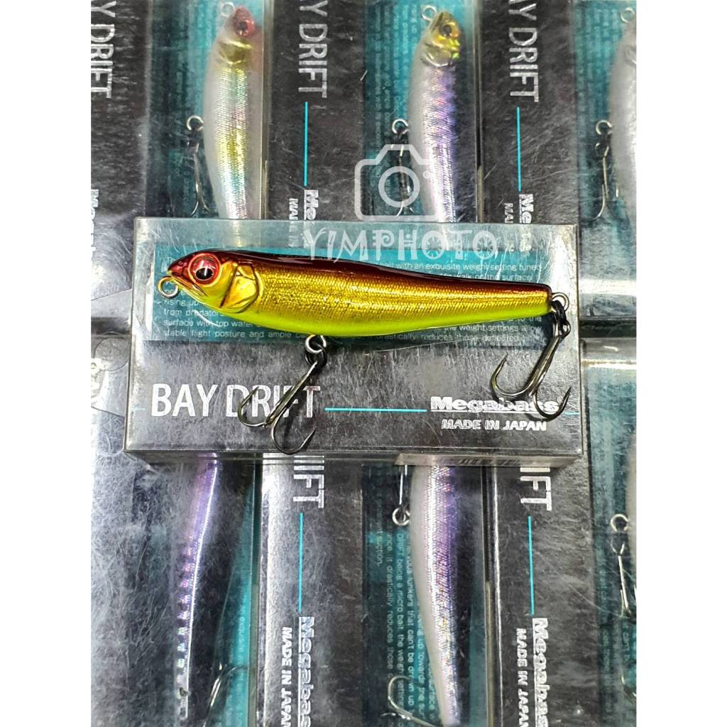 Megabass DOG-X Jr. BAY DRIFT 71mm. 1/4oz.(7g.) slowsinking เหยื่อปลอม เพนซิล เมกาแบส จมช้า