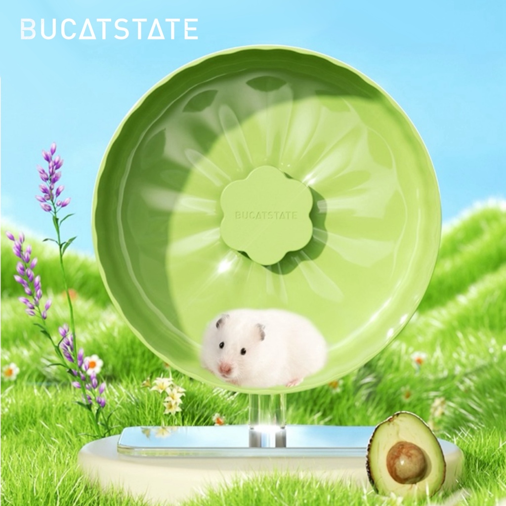 [Bucatstate]จักรวิ่งรุ่นดอกไม้อัพเกรด จักรวิ่ง starlight 2.0 จักรวิ่งสำหรับเเฮมสเตอร์