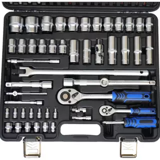 EURO KING TOOL บล็อกชุด รุ่น 111 ขนาด 1/2"-1/4"นิ้ว พร้อมชุดเครื่องมือ 111 ชิ้น ของแท้