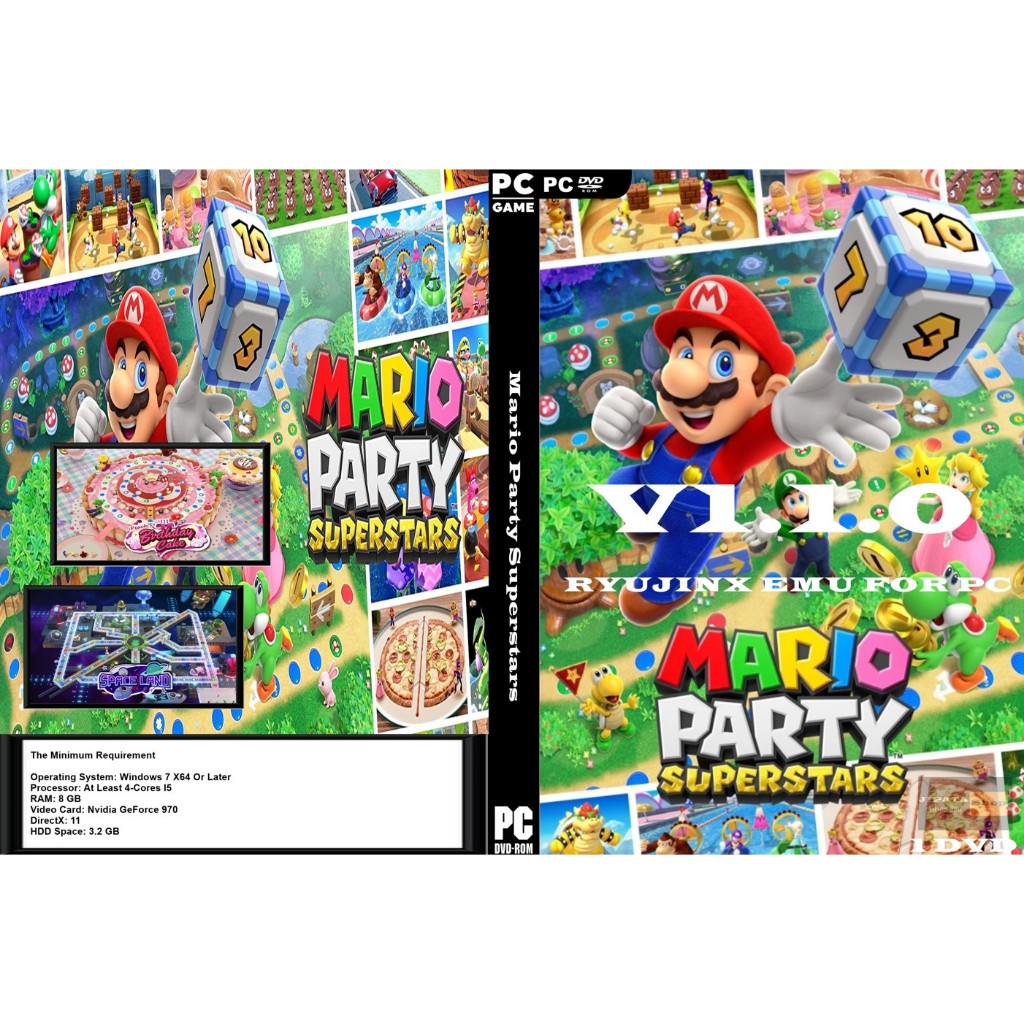 แผ่น Game PC Mario Party Superstars (1DVD)