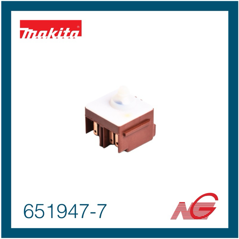 MAKITA มากีต้า อะไหล่ สวิตช์ รุ่น 9556NB #43 , GD0600 , GA4030 รหัสสินค้า 651947-7 SWITCH