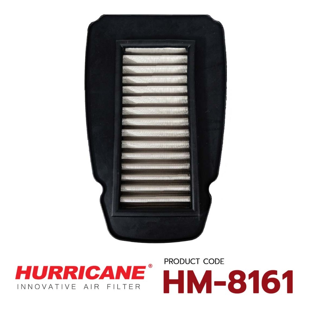กรอง เฮอร์ริเคน แท้100% HURRICANE กรองอากาศสแตน & ผ้าแดง ยามาฮ่า Yamaha R15 , MT15 , XSR155 เพิ่มอัตราเร่ง HM-8161 ราคา ถูกที่สุด ดีลบีเคเค แกลเลอรีภาพที่ 2