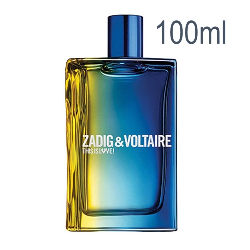 Zadig & Voltaire This is Love for him EDT 100ml (รุ่นเทสเตอร์กล่องสีขาว)