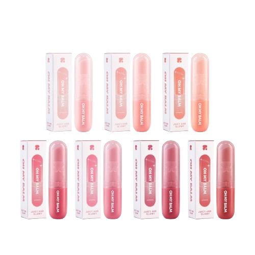ลิปบาล์ม OH MY BALM juicy & glowy (มี 9 สีให้เลือก)