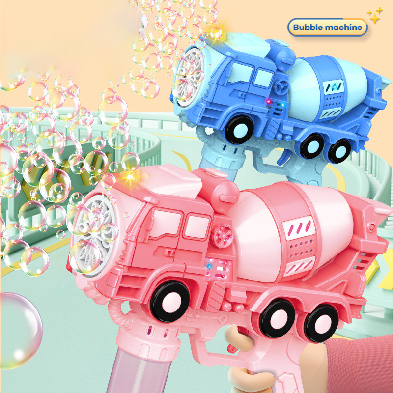 [พร้อมส่ง]อย่างดีทนทาน Bubble Gun เป่าฟองอัตโนมัติ 12 หลุม ปืนฉีดน้ำเด็ก ทำฟองสบู่ ยิงบับเบิ้ล